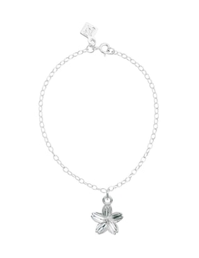 Pulsera Anante de plata P 925 Flor De Cerezo con acabado pulido