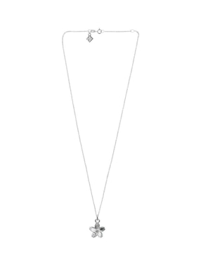 Collar con dije de flor Anante de plata P 925