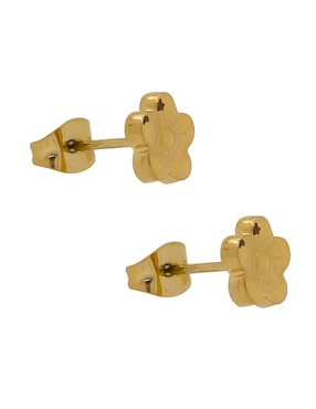 Broqueles de flor Oro Angelus con acabado brillante