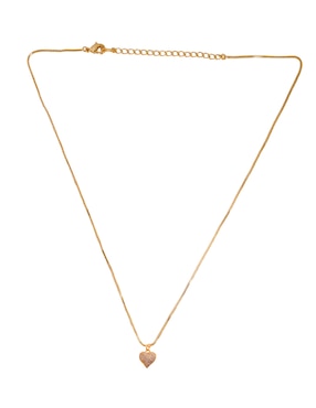 Collar de corazón Aurela 18K