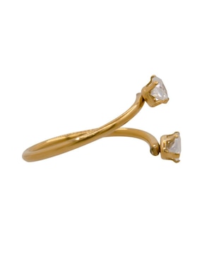 Anillo Oro Angelus zirconia brillante
