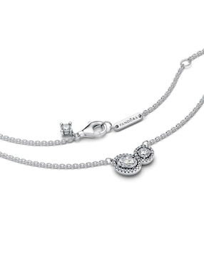 Collar Pandora Halo de plata P 925