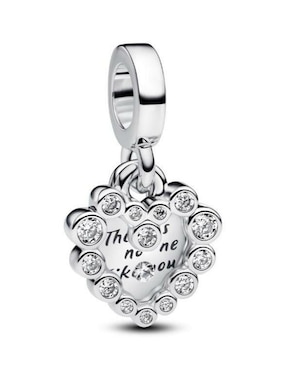Charm de corazón Pandora moments de plata P 925