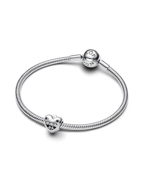 Charm de corazón Pandora moments de plata P 925