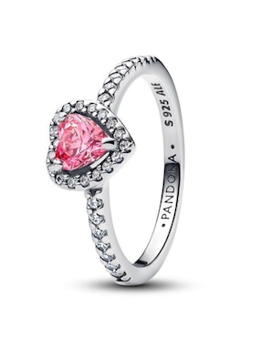 Anillo de corazón Pandora Timeless P 925 de plata zirconia cúbica brillante