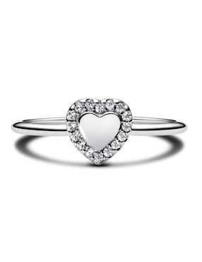 Anillo de corazón Pandora Timeless P 925 de plata zirconia cúbica brillante