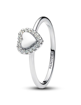 Anillo de corazón Pandora Timeless P 925 de plata zirconia cúbica brillante
