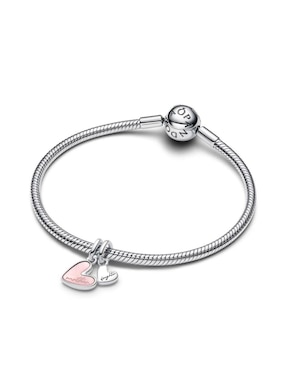 Charm de corazón Pandora moments de plata P 925