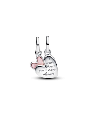 Charm de corazón Pandora moments de plata P 925