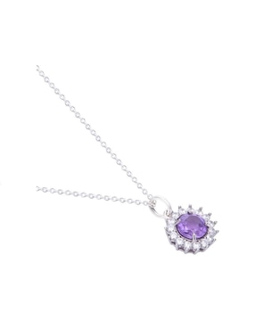 Collar de flor Anante Jazmín de plata P 925