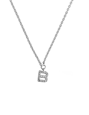 Collar de letra b Sofia Blum de plata P 925