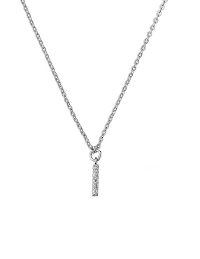 Collar de letra i Sofia Blum de plata P 925