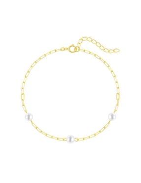 Pulsera Mink de plata P 950 con acabado pulido