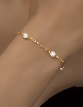 Pulsera Mink de plata P 950 con acabado pulido