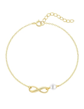 Brazalete Mink de plata P 925 con acabado brillante