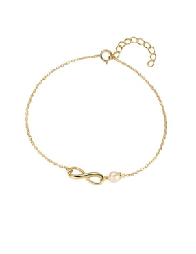 Brazalete Mink de plata P 925 con acabado brillante