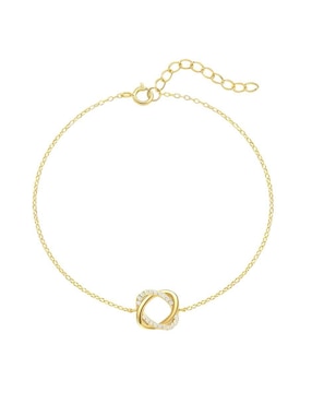 Pulsera Mink de plata P 925 con acabado brillante