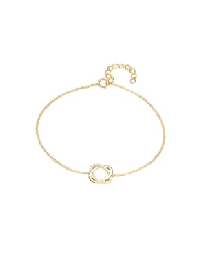 Pulsera Mink de plata P 925 con acabado brillante