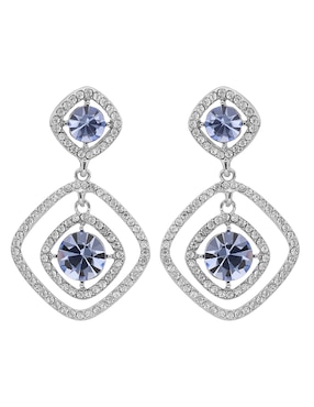 Aretes Givenchy con acabado brillante cristal