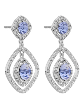 Aretes Givenchy con acabado brillante cristal