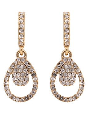 Aretes de gota Givenchy con acabado pavé cristal
