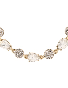 Brazalete Givenchy con cristal Ivory Runway con acabado brillante