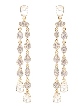Aretes Givenchy con acabado pavé cristal