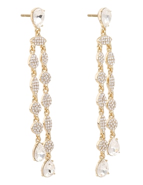 Aretes Givenchy con acabado pavé cristal