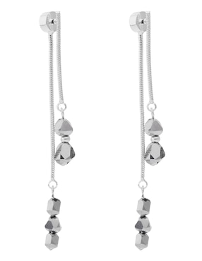Aretes Nine West con acabado brillante