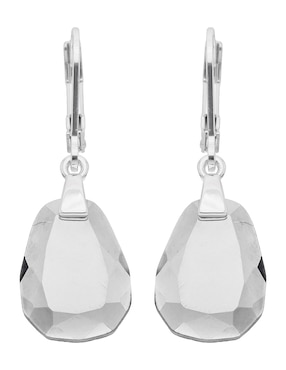 Aretes de gota Nine West Stormy Beads con acabado brillante