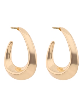 Arracadas Nine West con acabado brillante