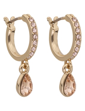 Aretes de gota Givenchy con acabado brillante cristal