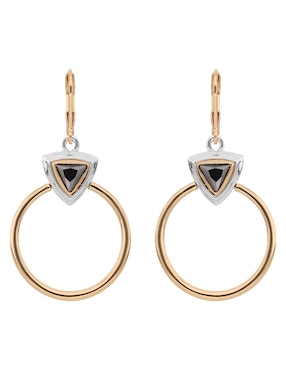 Aretes Nine West con acabado brillante