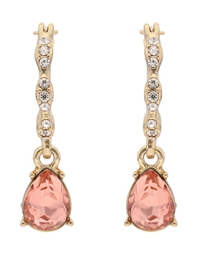 Arracadas de gota Givenchy con acabado brillante cristal