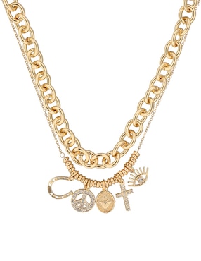 Collar de varios hilos Nine West Love Charms