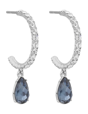 Aretes largos de gota Givenchy Daydreamin' Denim con acabado brillante cristal