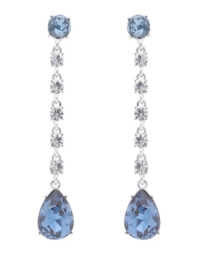 Aretes de gota Givenchy con acabado brillante cristal