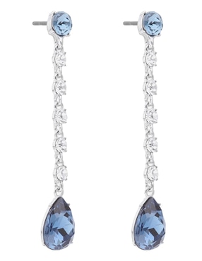 Aretes de gota Givenchy con acabado brillante cristal