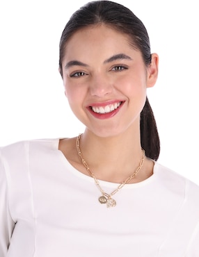 Collar con dije Nine West Love Charms