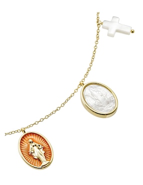 Collar ovalado Carmela Mía de plata P 925