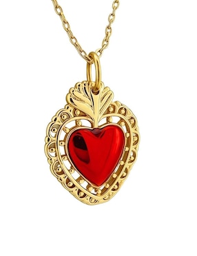 Collar de corazón Zvezda Aurore 18 K