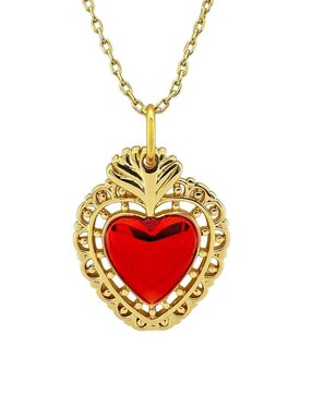 Collar de corazón Zvezda Aurore 18 K