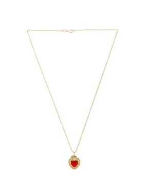 Collar de corazón Zvezda Aurore 18 K