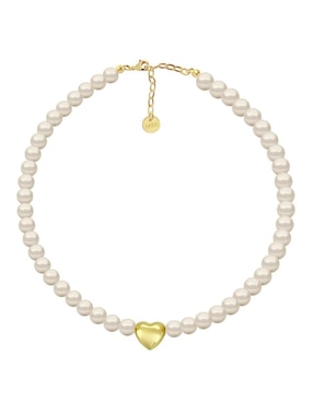 Collar de corazón Zvezda Aurore 18 K