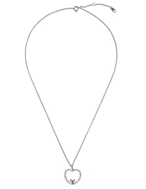 Collar de corazón Sofia Blum de plata P 925