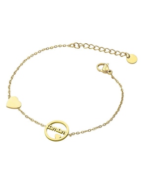 Pulsera Enso Amor Y Paz con acabado brillante