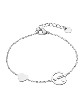 Pulsera Enso Amor Y Paz con acabado pulido
