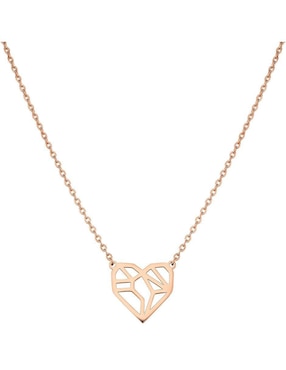 Collar de corazón Enso Geometría