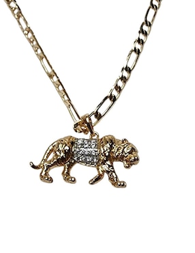 Collar de tigre Limerence By Claudia Herrera Felinos de oro laminado 14 K