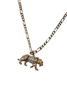 Collar de tigre Limerence By Claudia Herrera Felinos de oro laminado 14 K